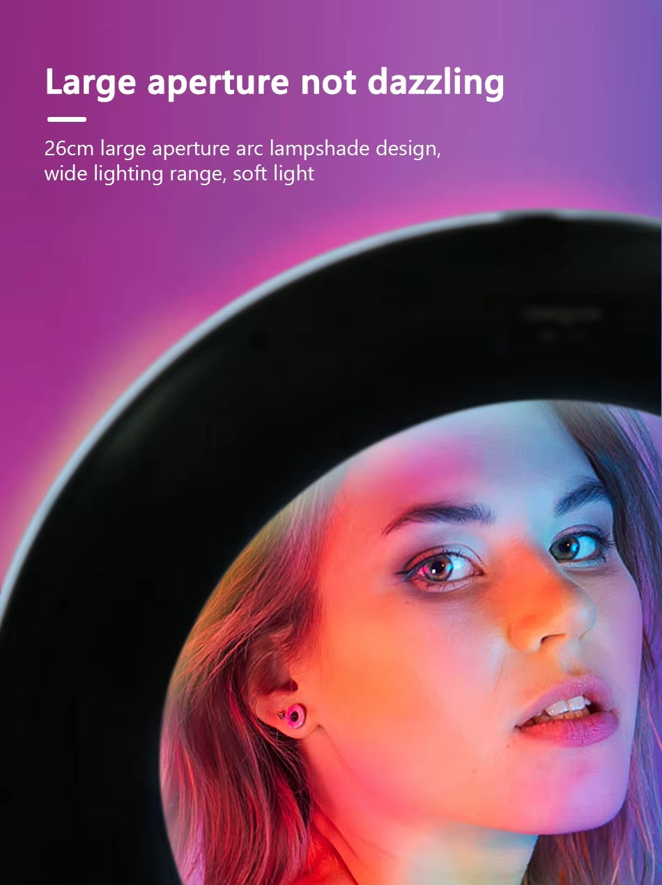 ARO LED 30 CM RGB + TRÍPODE